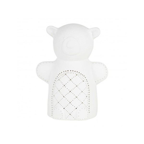 Lampe d'ambiance led ourson blanc