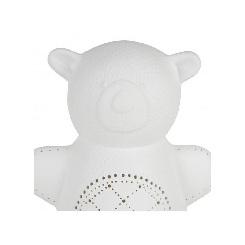 Lampe d'ambiance led ourson blanc