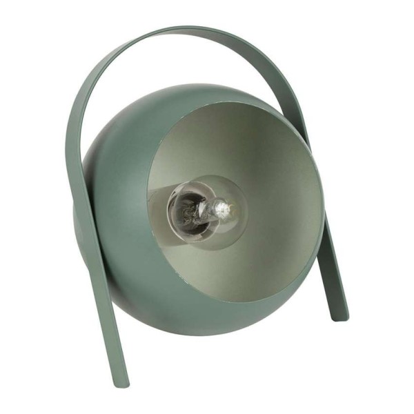 Lampe métal ajouré vert SUN