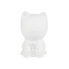 Lampe d'ambiance chaton blanc led