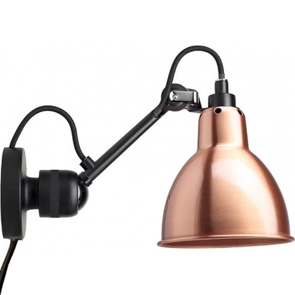 Applique Lampe Gras N° 304-BL avec câble et interrupteur