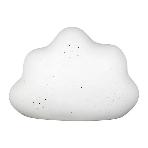 Lampe d'ambiance led nuage blanc en porcelaine