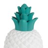 lampe d'ambiance en porcelaine blanche en forme d'ananas.