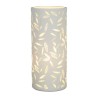 Lampe Exaltation blanche en porcelaine