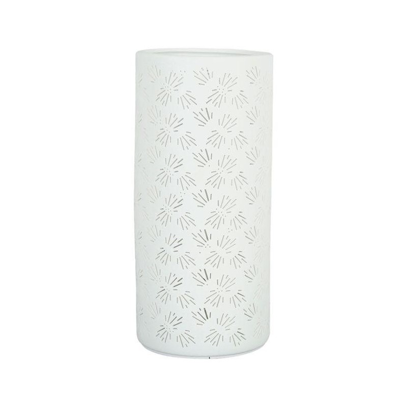 Lampe Lumi blanche en porcelaine