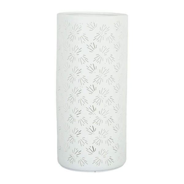 Lampe Lumi blanche en porcelaine