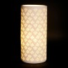 Lampe Lumi blanche en porcelaine