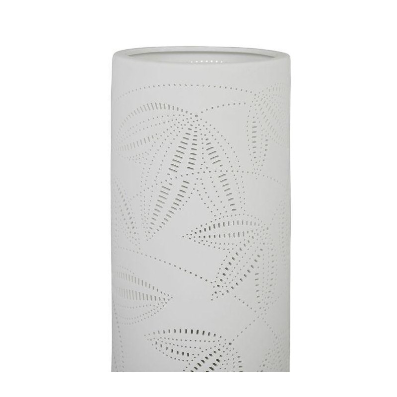 Lampe cylindre Palmea blanche