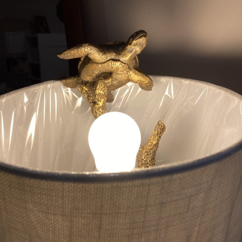 Lampe à poser tortues