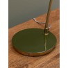 Lampe de bureau verte et dorée Olive