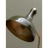 Lampe de bureau verte et dorée Olive