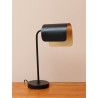 Lampe de bureau noire et or Inc