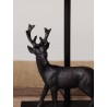 Lampe à poser cerf bronze