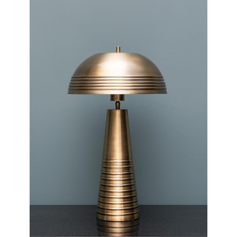 Lampe à poser dorée Champignon-Z