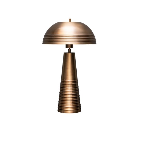 Lampe à poser dorée Champignon-Z