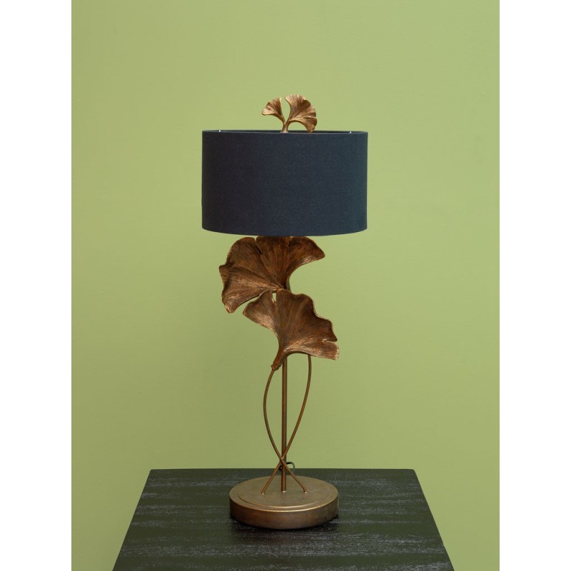 Lampe à poser dorée Ginkgo