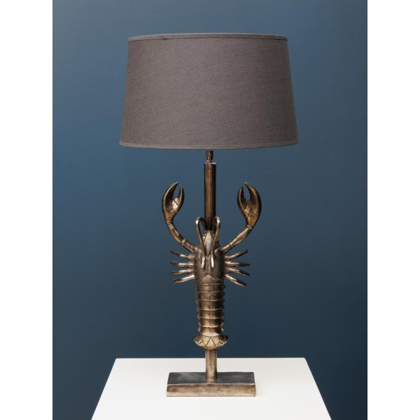 Lampe à poser Homard argenté