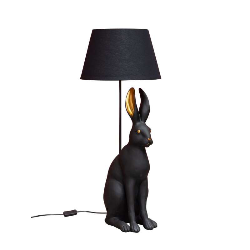 Lampe à poser Lapin noir