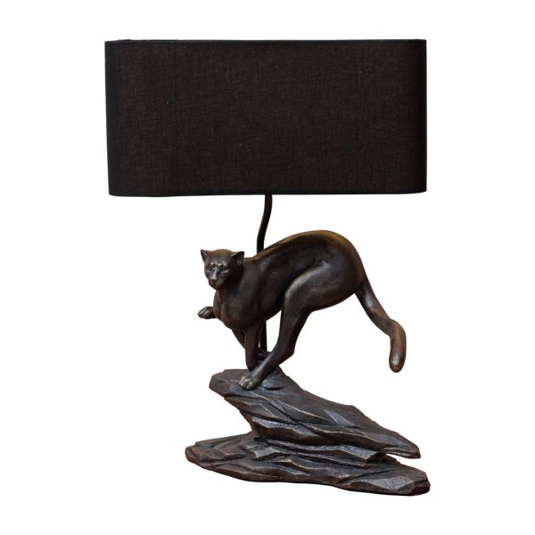 Lampe à poser léopard