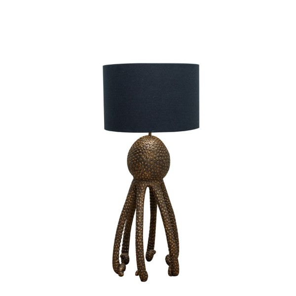 Lampe à poser vieil or Octopus