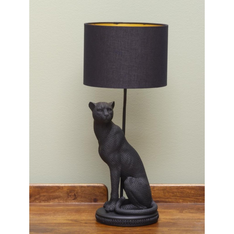 Lampe à poser noire Bagheera