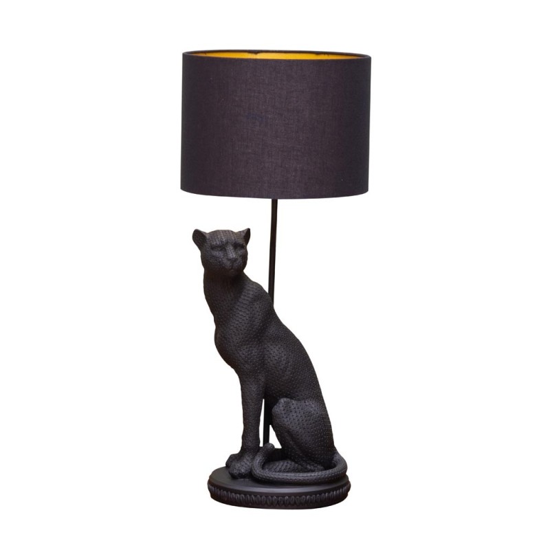 Lampe à poser noire Bagheera