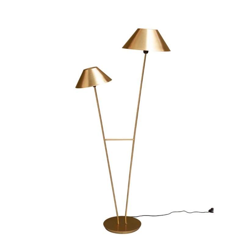 Lampadaire Chapeau Doré