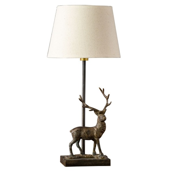 Lampe à poser cerf