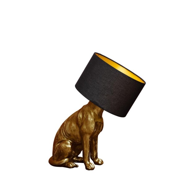 Lampe à poser dorée Dog