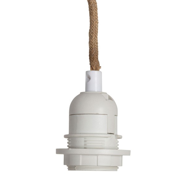 CORDON ELECTRIQUE SUSPENSION NATUREL+BLANC L0.80M