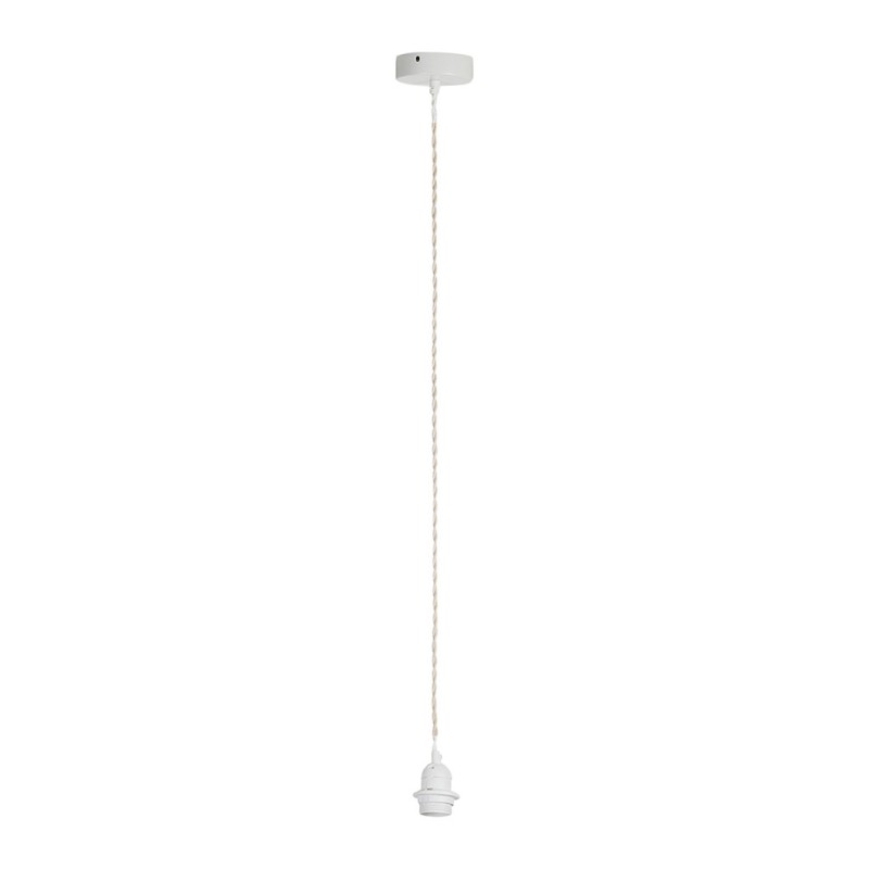 CORDON SUSPENSION TORSADE ELECTRIQUE NAT L90CM