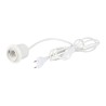 CABLE ELECTRIQUE AVEC INTERRUPTEUR BLANC