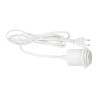 CABLE ELECTRIQUE AVEC INTERRUPTEUR BLANC