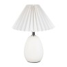 LAMPE FUNKY BLANC D24XH33CM-E27