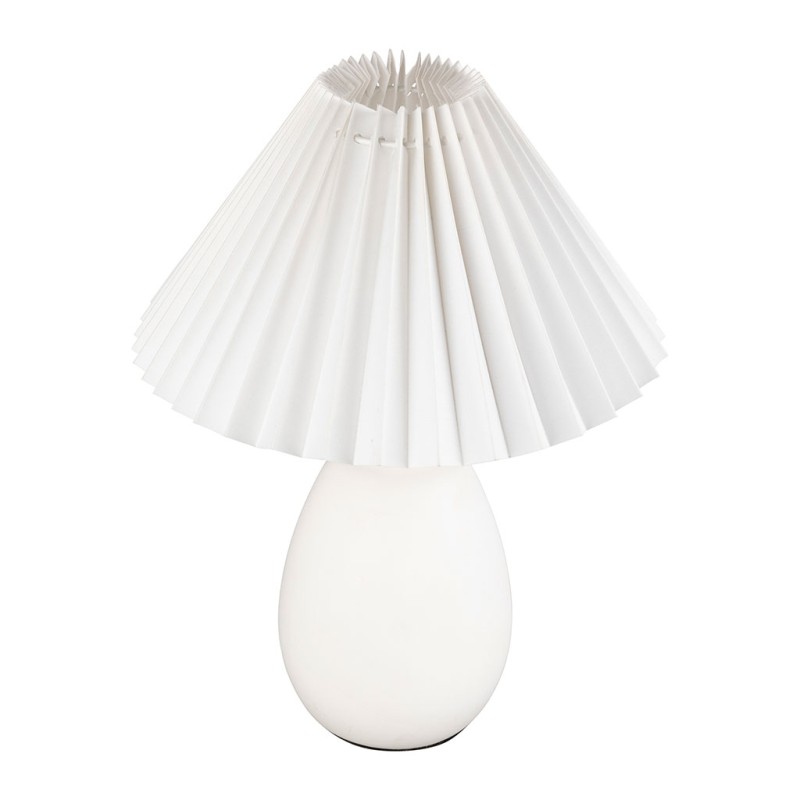 LAMPE FUNKY BLANC D24XH33CM-E27