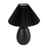 LAMPE FUNKY NOIR D24XH33CM-E27 TERRE CUITE