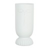 LAMPE VISAGE ARTY BLANC D11XH24CM PORCELAINE