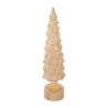 DECO LED TOURNANTE SAPIN YELI AMBRE D9.5XH35CM