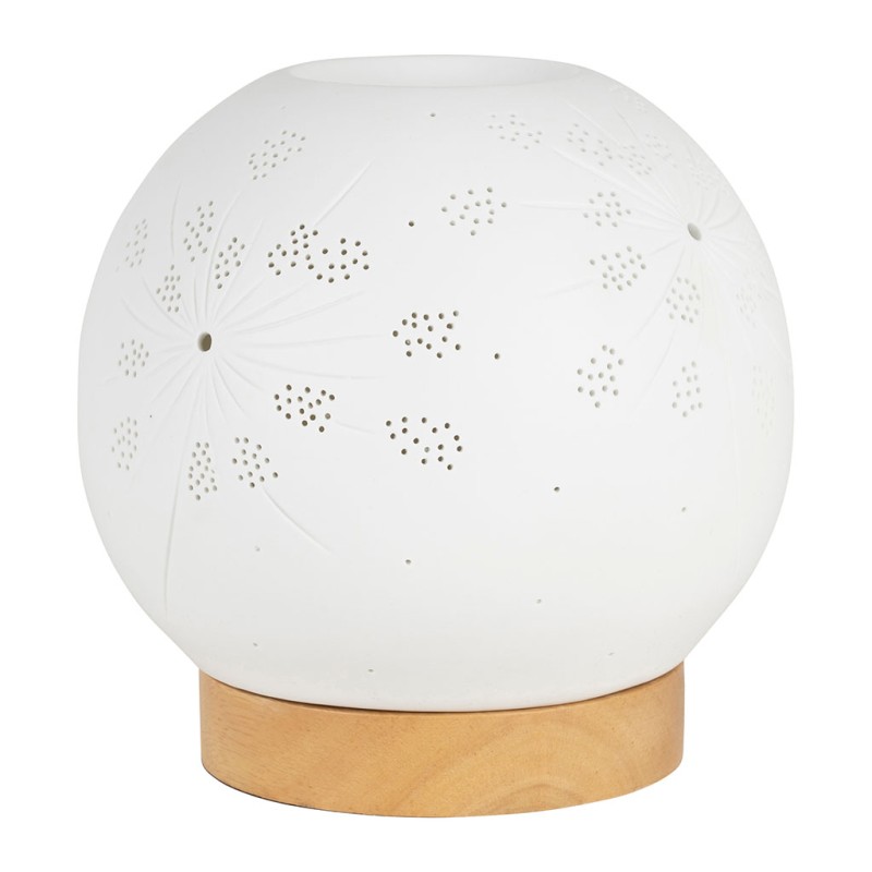 LAMPE AROMATIQUE BOULE D17 X H16.5CM