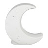 LAMPE LED LUNE BLANC 18X10XH20CM PORCELAINE