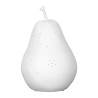 LAMPE LED POIRE BLANC D17XH24CM PORCELAINE