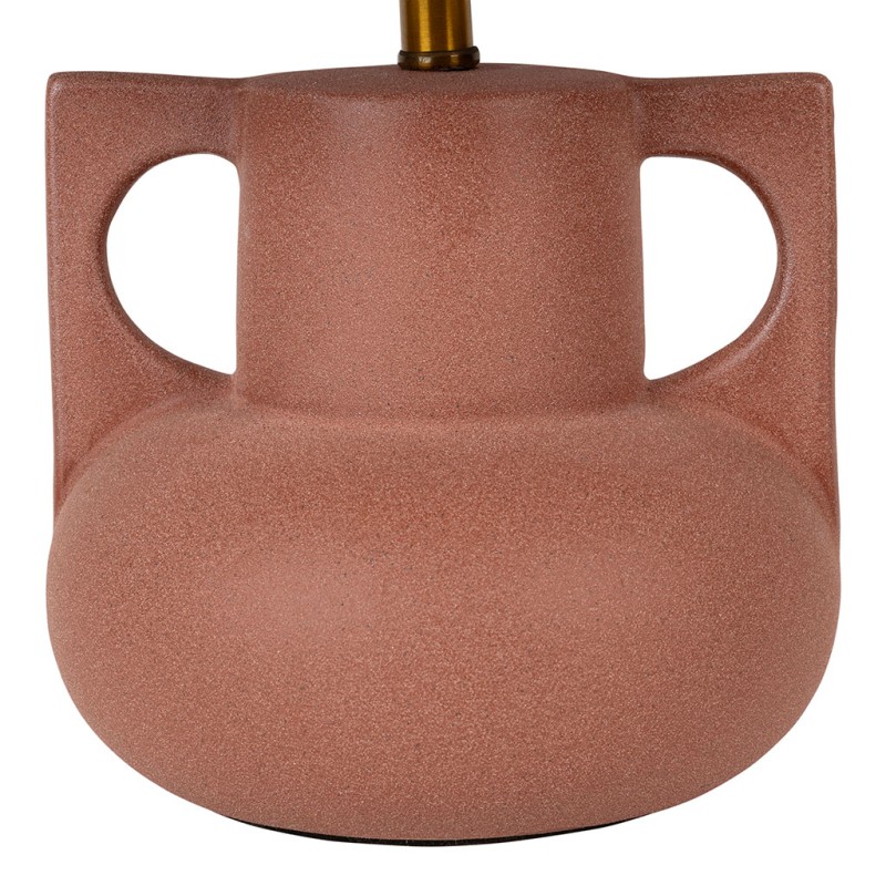 LAMPE ETERRA TERRACOTTA+ECRU D23XH33.5CM CERAMIQUE