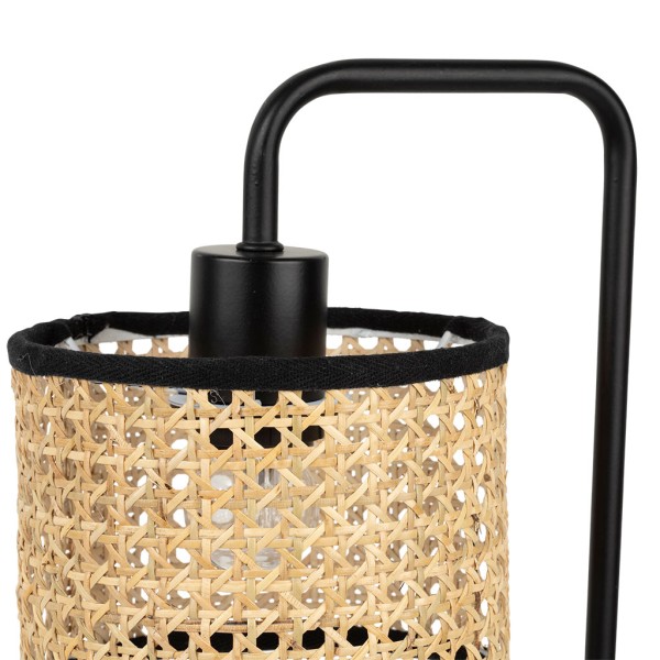 LAMPE BALAMEA NOIR 24 X 16 X H47CM - E27