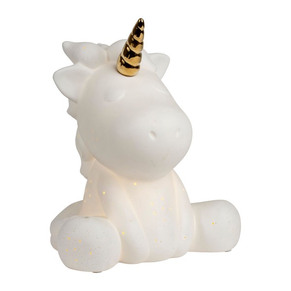 LAMPE LED LICORNE 20.5 X 15 X H23.5CM