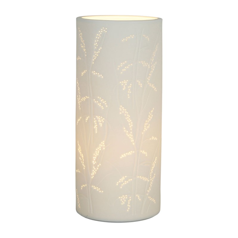 LAMPE TERRE BOHEME D12XH28CM PORCELAINE