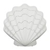 LAMPE COQUILLAGE BLANC 22X12XH21.5CM