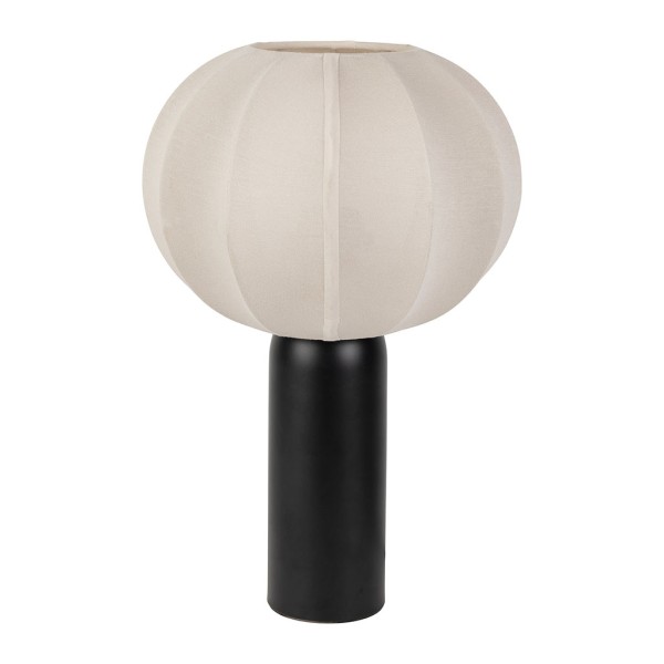 LAMPE KLOSEN NOIR+ECRU D25XH37.5CM FER+COTON MODAL