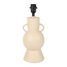 PIED LAMPE ETERRA SABLE D15XH40CM PORCELAINE