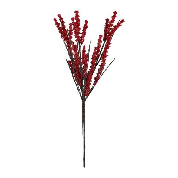 BRANCHE 24 LED BAIES ROUGE H80CM