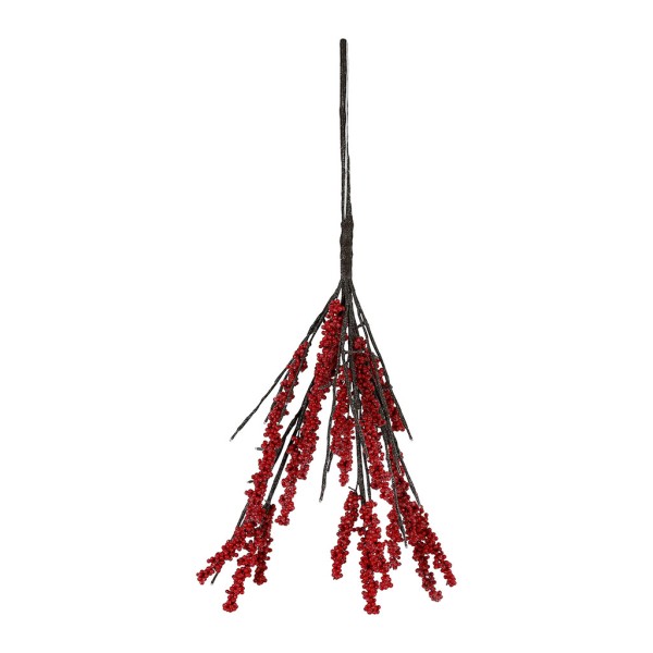 BRANCHE 24 LED BAIES ROUGE H80CM